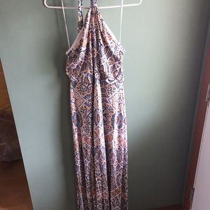Cynthia Rowley halter top maxi dress